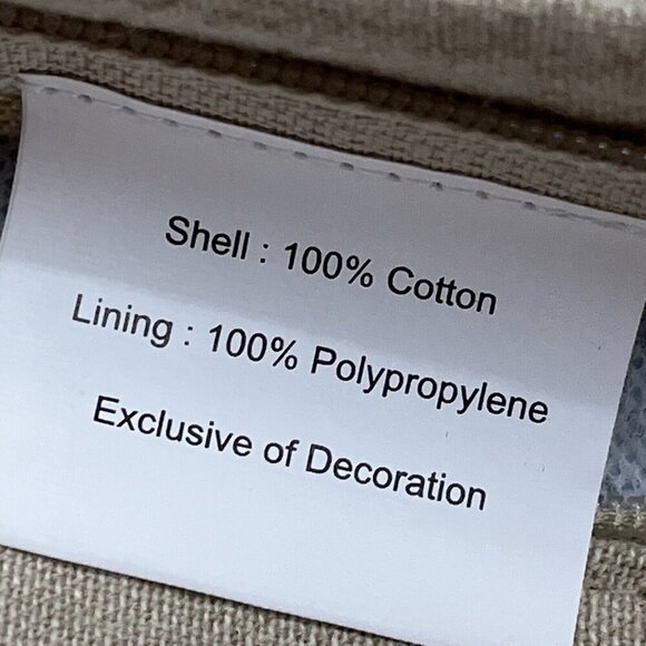 The Home Throw Pillow Covers Floral Daisy 18x18 Embroidered Textured Cotton Boho - Picture 11 of 12